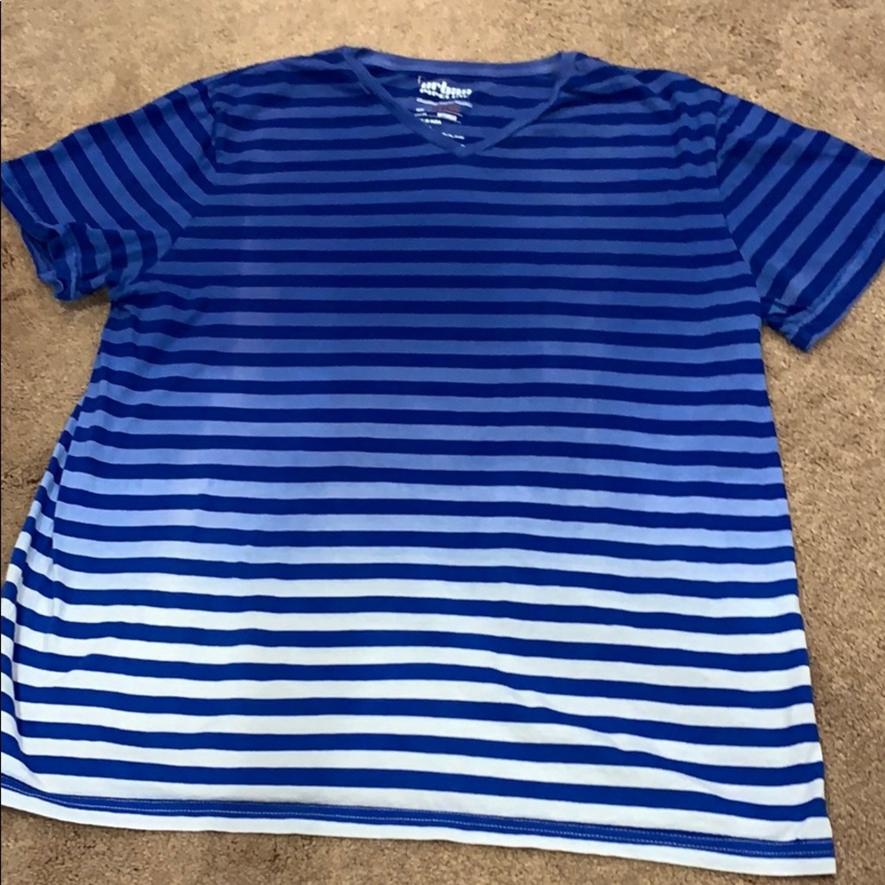 Urban pipeline striped ombré t-shirt